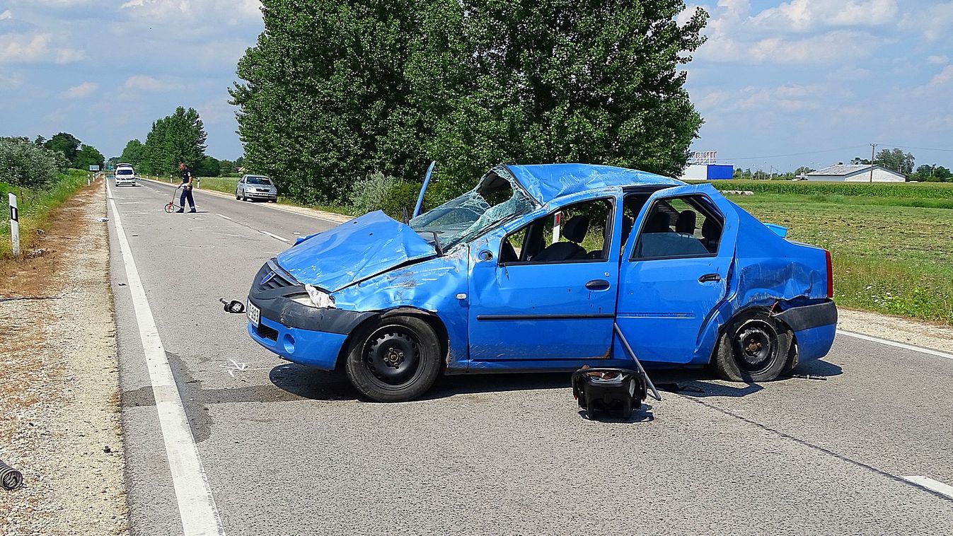 Apa és fia súlyosan megsérült a balesetben – Fotók