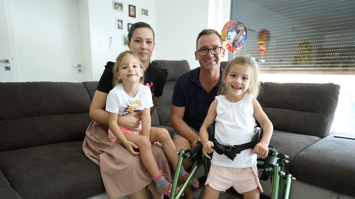 Járássegítő gépre gyűjtenek az 5 éves Sárának