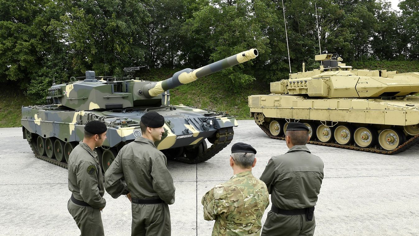 Csúcstechnológiás tankokon tanulnak a magyar katonák