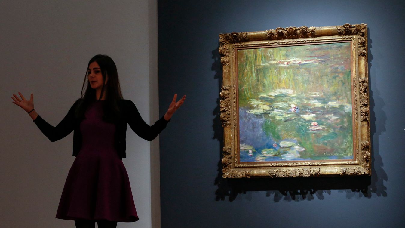 Negyvenmillió dollárért cserélhet gazdát Monet egy tavirózsás képe