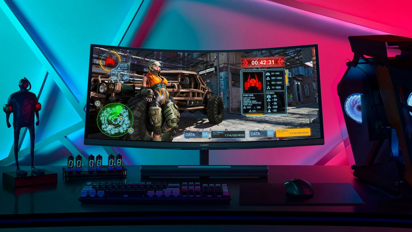 Kifejezetten játékosoknak készült asztali monitort mutatott be a Huawei