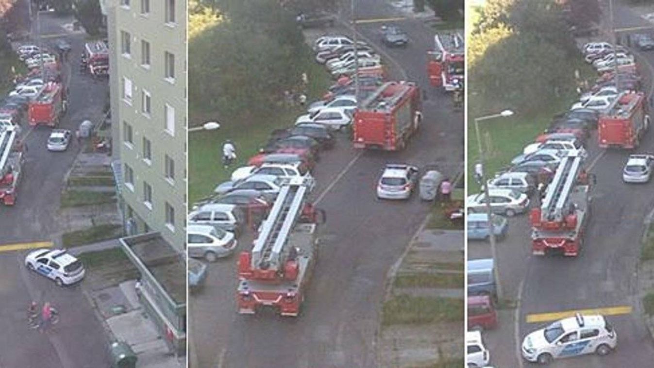 Nagy erőkkel vonultak fel a tűzoltók, de csak szellőztetni kellett