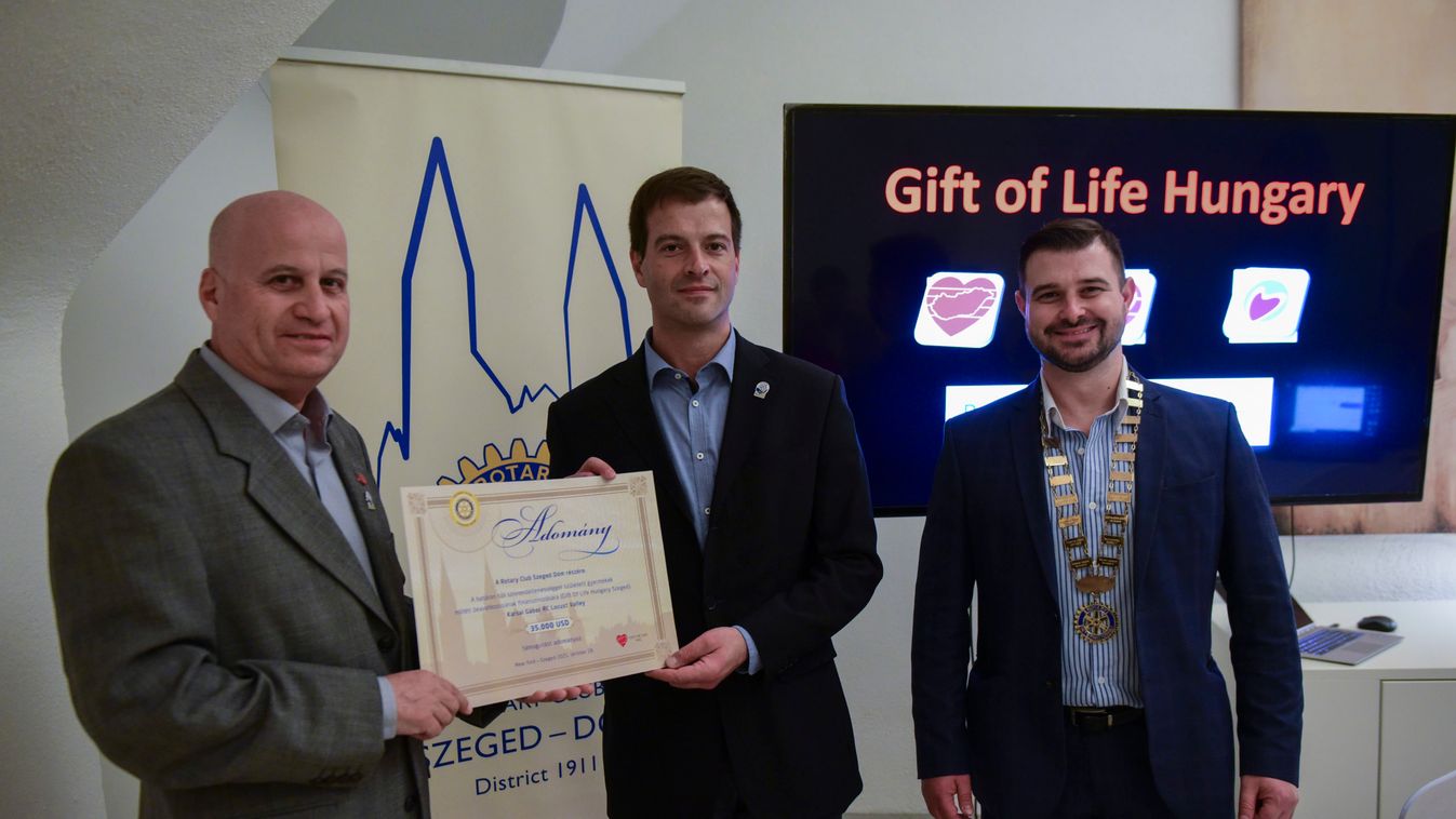 35 ezer dollár érkezett Amerikából a Gift of Life programra