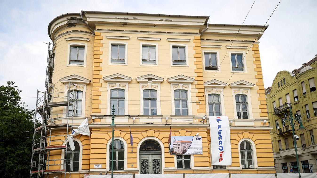 Pincétől a tetőig felújítják a jogi kar épületét