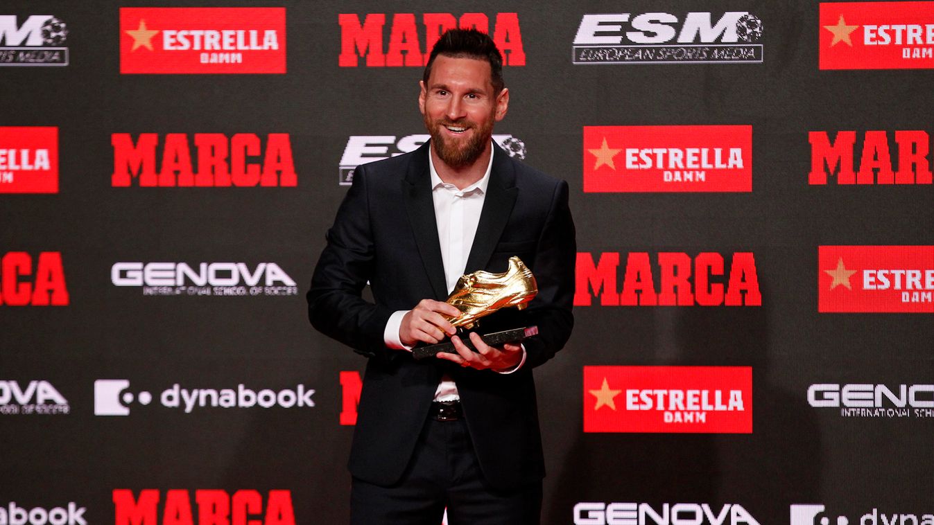 Messi átvette hatodik Aranycipőjét