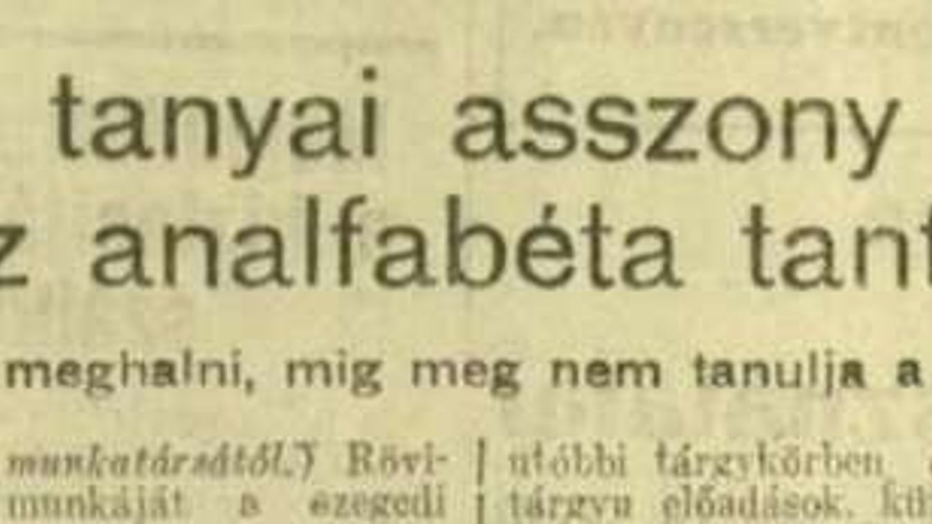 Írni-olvasni tanult a 78 éves dorozsmai néni