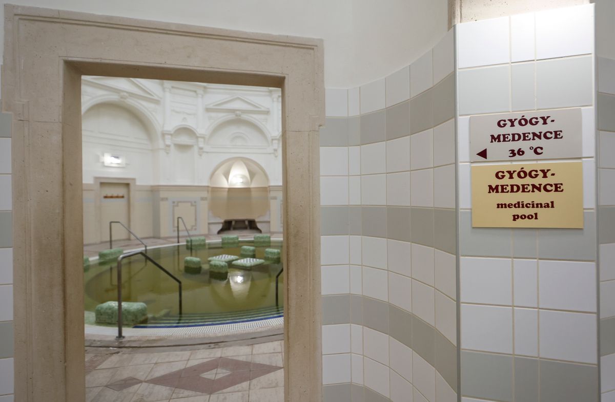Karnok CsabaA betegek rehabilitációját segítő vízi torna nem elérhető az Anna fürdőben. Fotó: Karnok Csaba