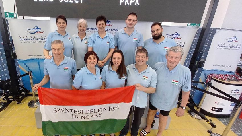 Szentes’ top swimmers returned home from Slovakia with 29 medals