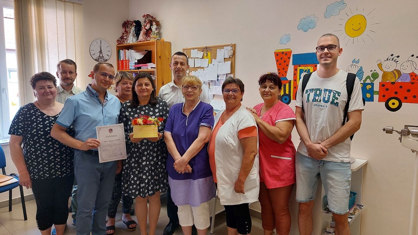 Köszöntötték a védőnőt