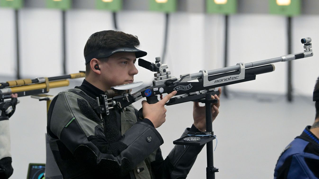 Aranyérmet nyert a magyar férfi légpuskás csapat az Európa Játékokon