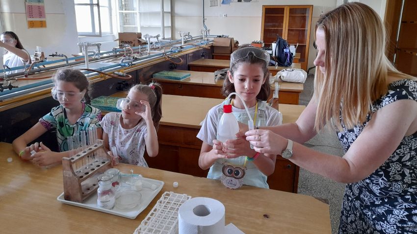 The place where a rainbow of milk and washing-up liquid can be born