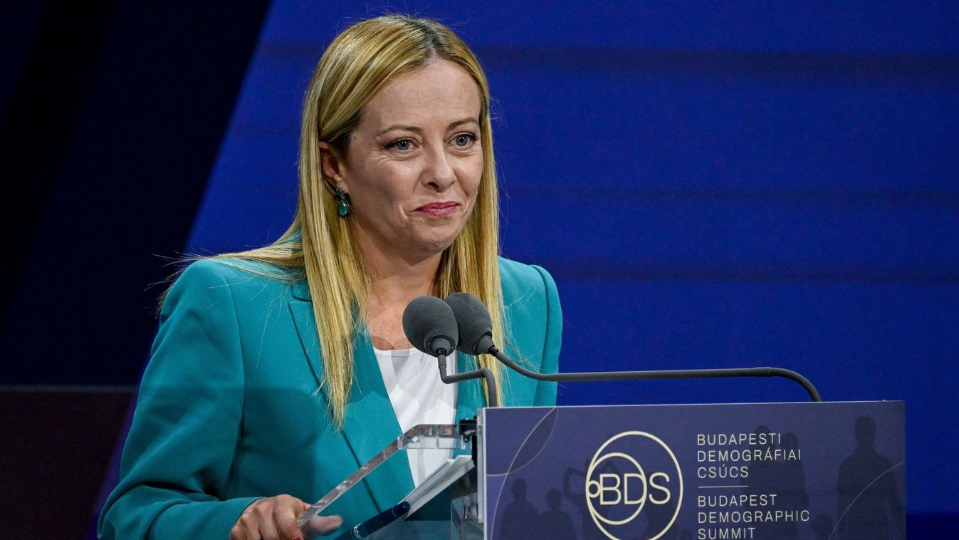 Giorgia Meloni: a demográfia az a kérdés, amelyen a nemzet jövője múlik (videó)