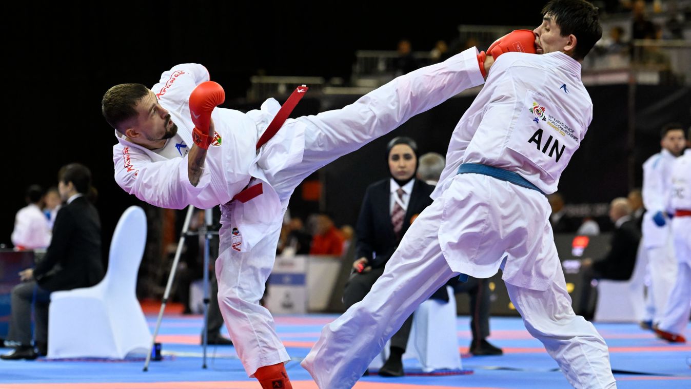 Hárspataki Gábor döntőbe jutott a hazai rendezésű karate-világbajnokságon