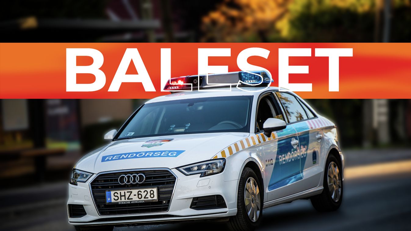 Baleset nehezíti a közlekedést a Kossuth Lajos sugárúton