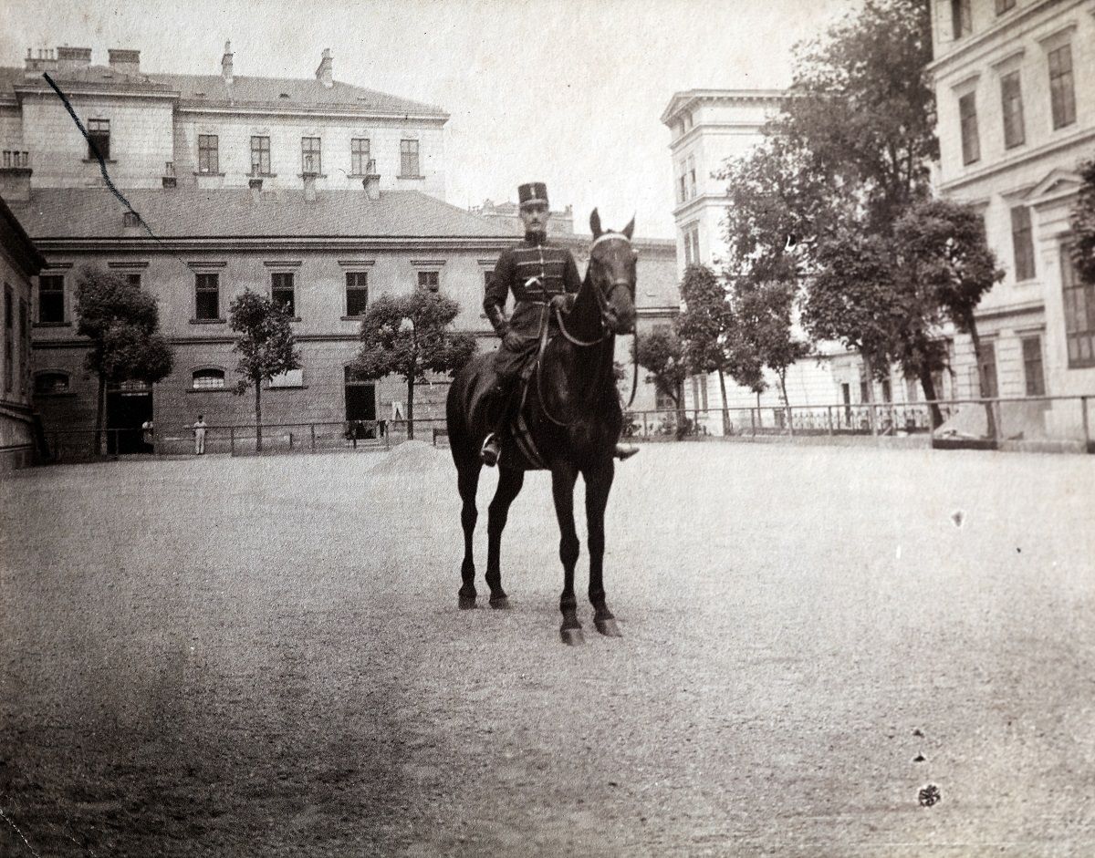 Lovasrendőr 1909-ből. Fotó: Fortepan/Zichy kúria Zala