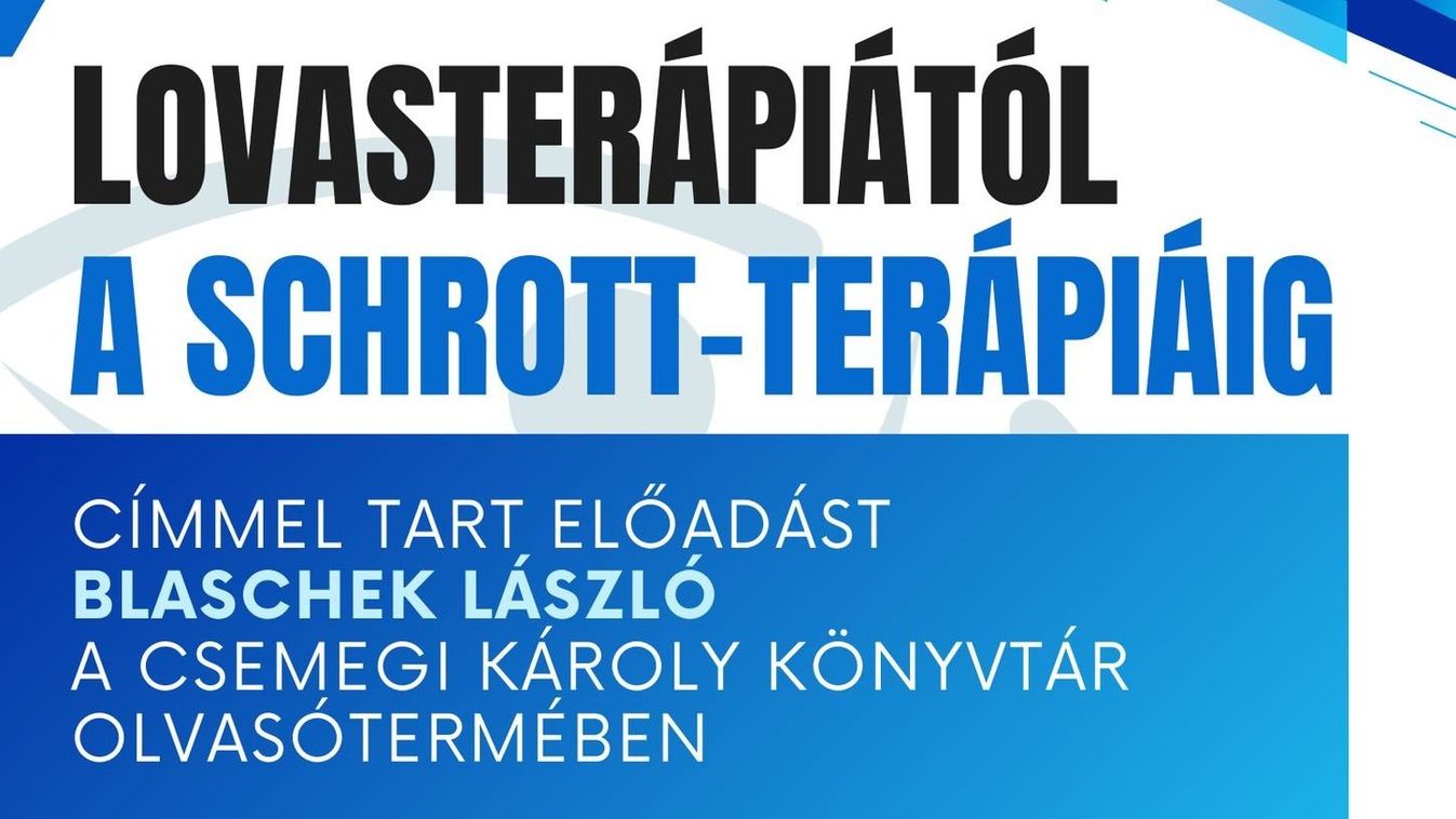 Előadás a lovasterápiáról a csongrádi könyvtárban