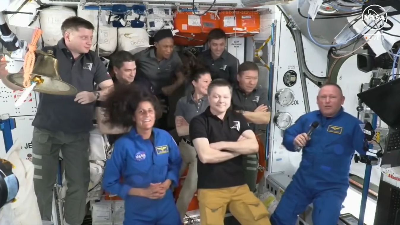 Megérkeztek a NASA űrhajósai a Nemzetközi Űrállomásra (videó)