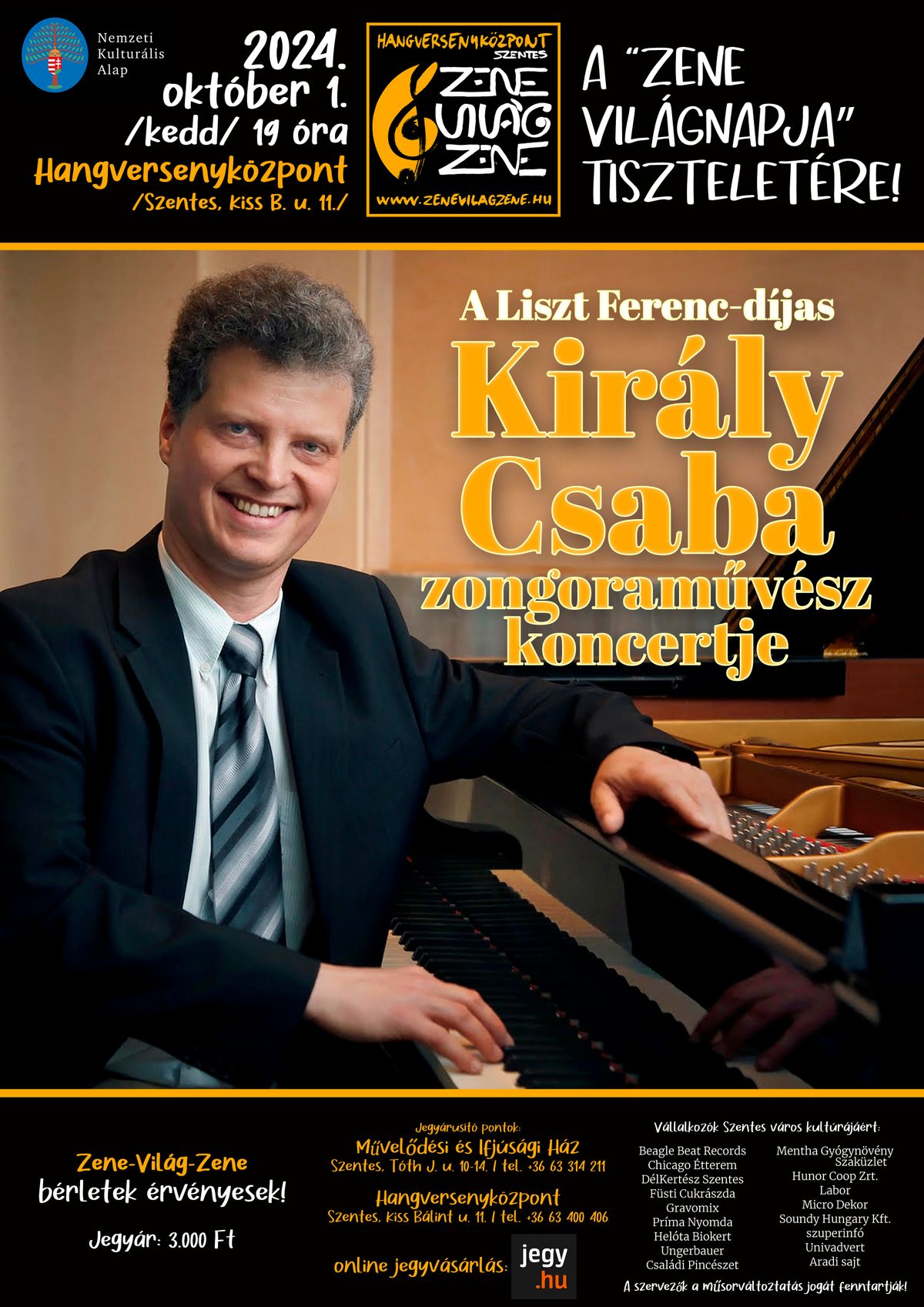 Király Csaba, Szentes, koncert 