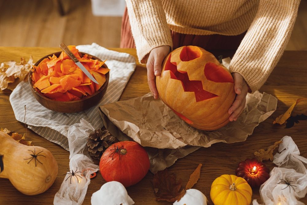 halloween, parti, Derekegyház