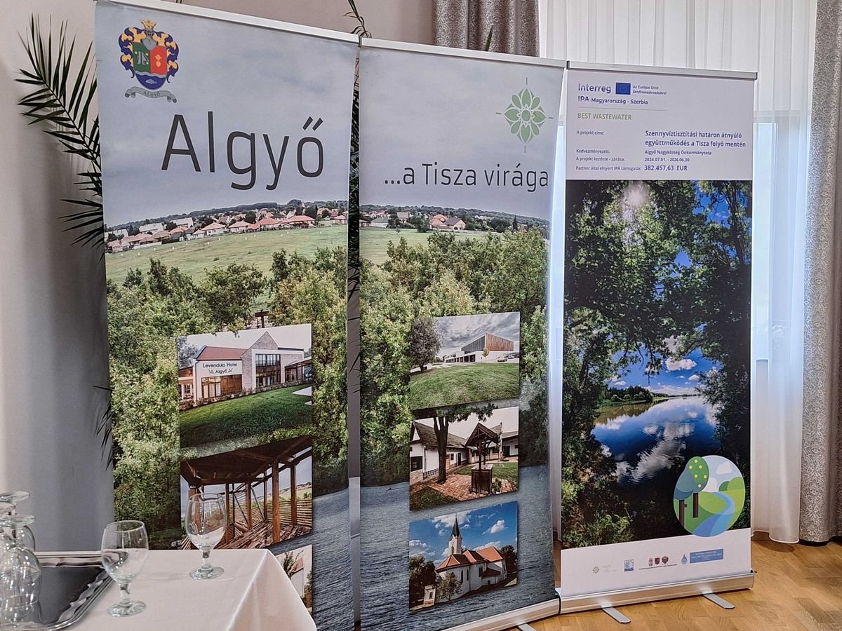 szennyvíztisztító projekt, szennyvíztisztítás, Algyő