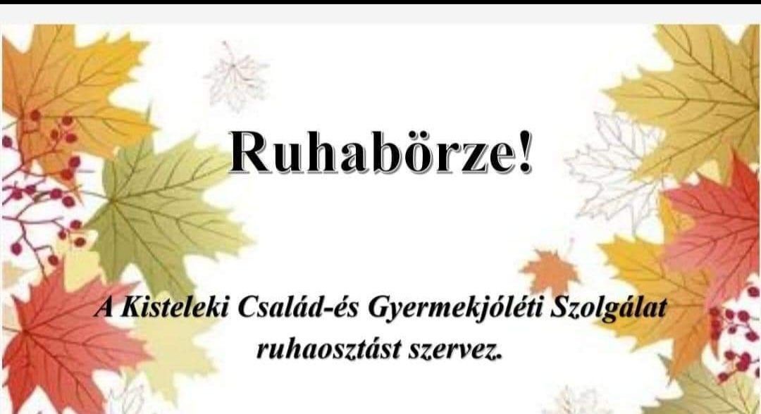 ruhabörze, Család-és Gyermekjóléti Szolgálat, Kistelek