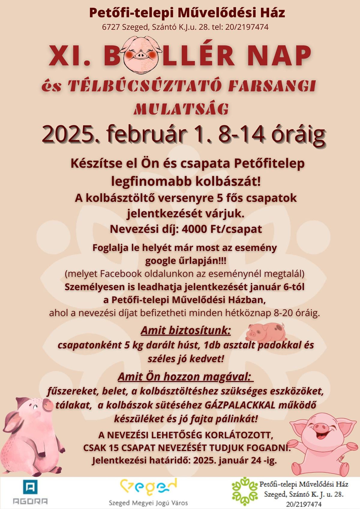 böllér nap, Petőfitelep