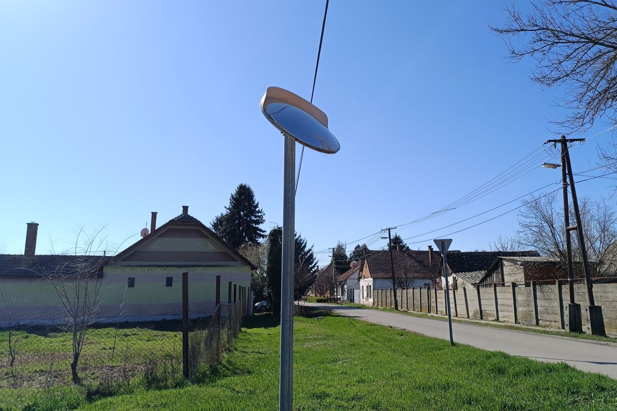 domború tükör, kereszteződés