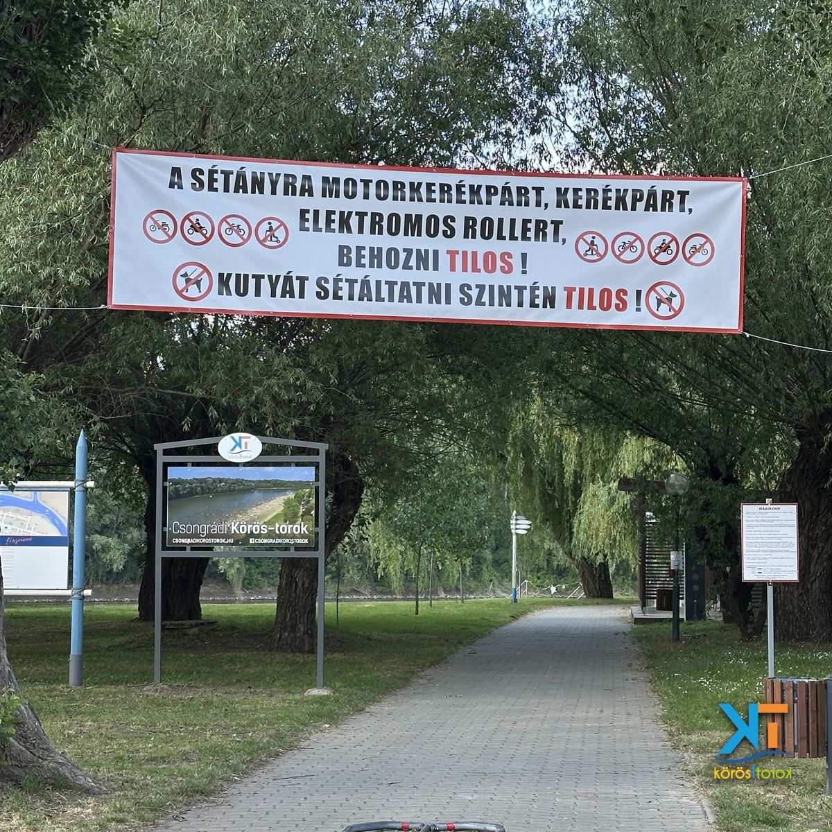 Körös-torok, Csongrád, üdülőövezet, molinó