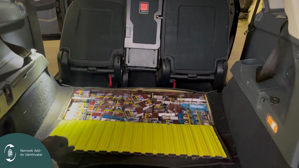 Csempészcigaretta A NAV pénzügyőrei több mint 1200 doboz csempészcigarettát foglaltak le