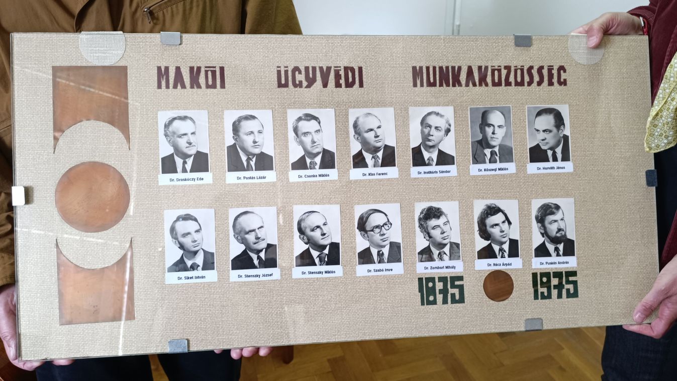 Félszáz éves ügyvédi tabló került elő Makón, az utolsó szereplő mentette meg az...