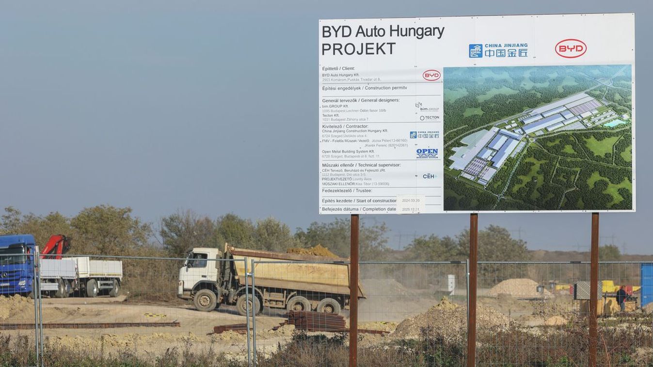 Az űrből is látszik, hogyan formálja át Szegedet a BYD autógyára