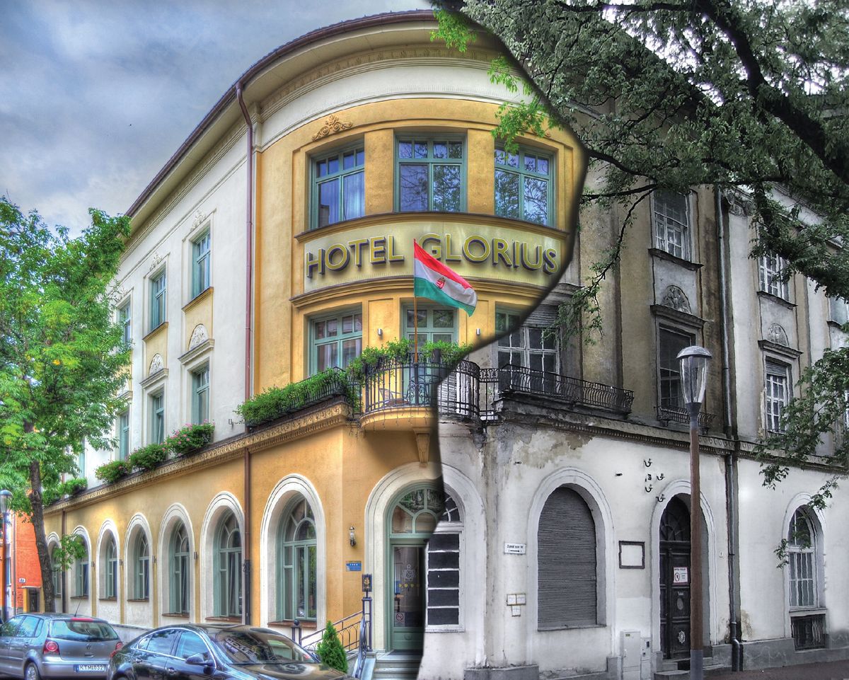 Glorius szálló, kollégium, Makó