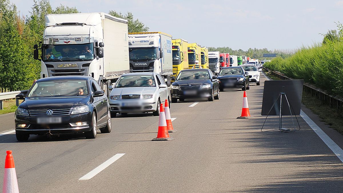 Két kamion okozott káoszt az M5-ös autópályán