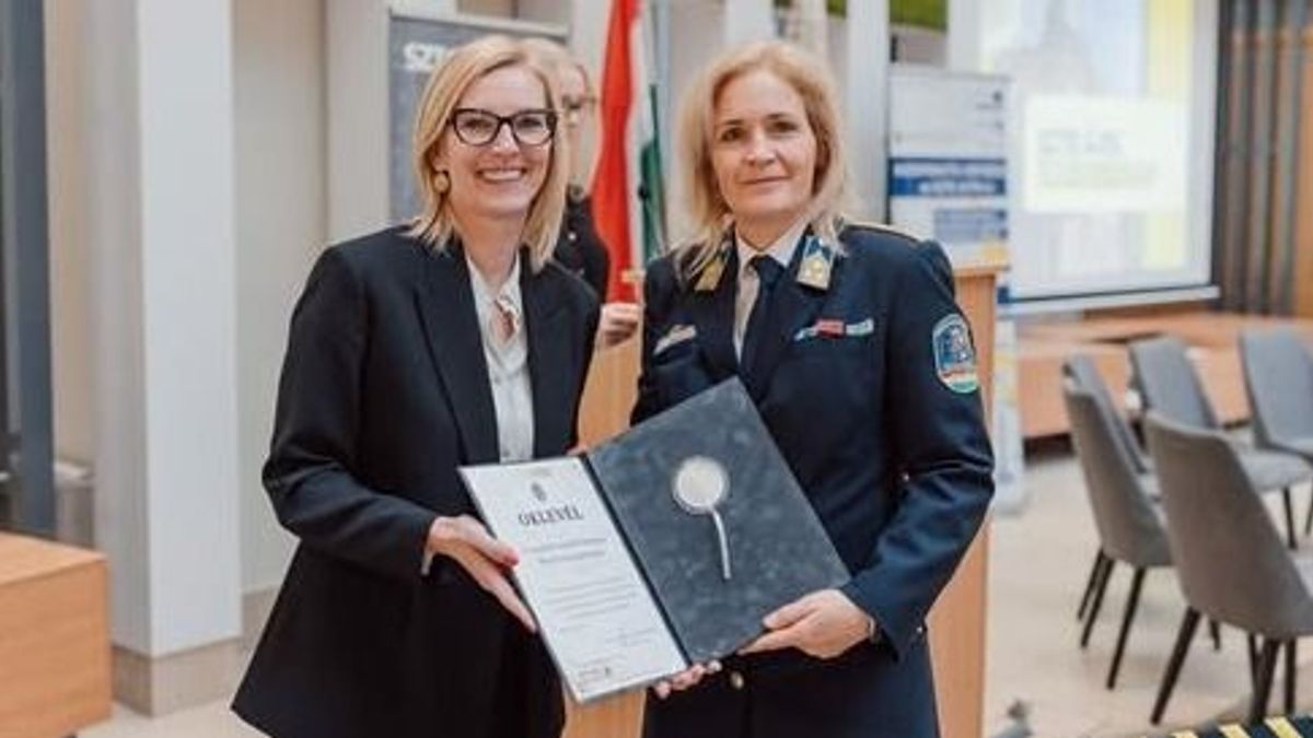 Nem mindennapi elismerést kapott a vármegyei rendőrség