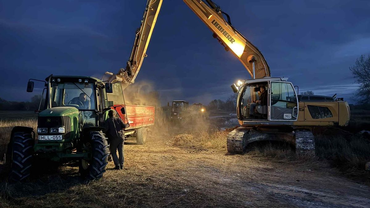 Szívhez szóló összefogás Öttömösön, a helyiek saját kezükkel mentették meg az utakat