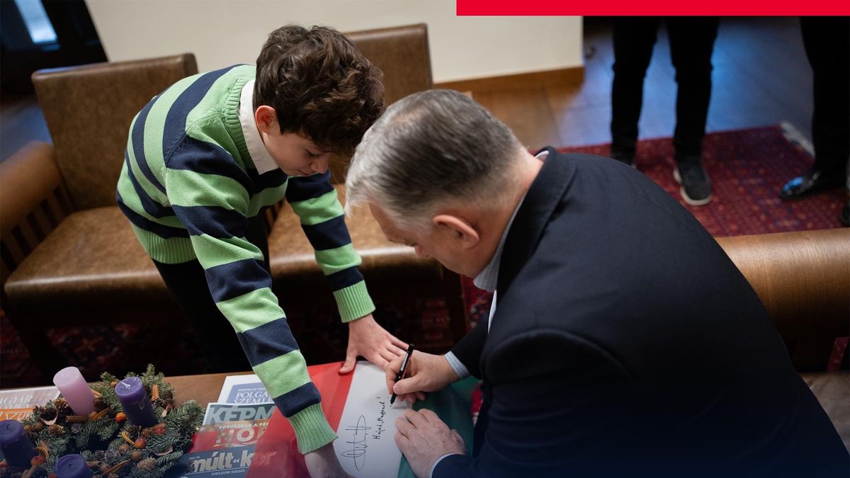 Orbán Viktor találkozott a fiúval, akit százezren kerestek