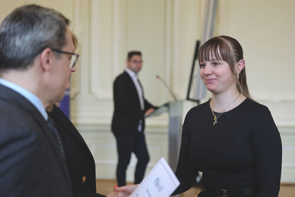 Szeged – 2026.03.24. Zirzen Janka ösztöndíjak átadása az SZTE Rektori dísztermében.
Képen: 
Fotó: Karnok Csaba (KC) – Délmagyarország (DM)