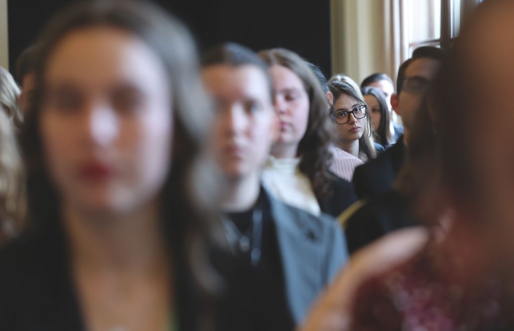 Szeged – 2026.03.24. Zirzen Janka ösztöndíjak átadása az SZTE Rektori dísztermében.
Képen: 
Fotó: Karnok Csaba (KC) – Délmagyarország (DM)