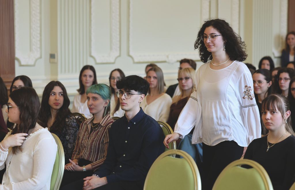 Szeged – 2026.03.24. Zirzen Janka ösztöndíjak átadása az SZTE Rektori dísztermében.
Képen: 
Fotó: Karnok Csaba (KC) – Délmagyarország (DM)