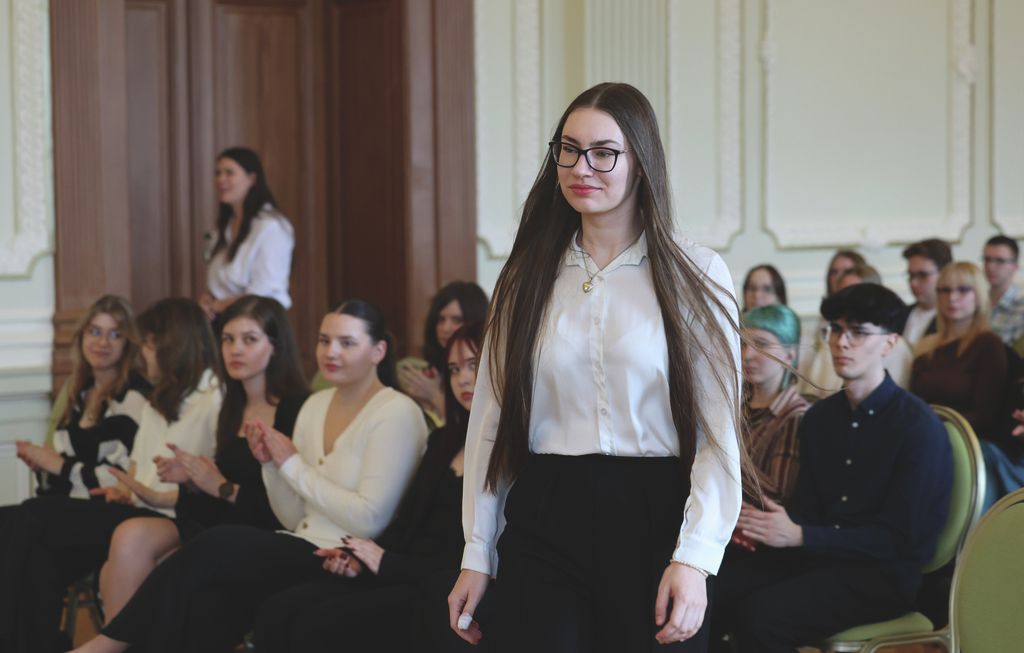 Szeged – 2026.03.24. Zirzen Janka ösztöndíjak átadása az SZTE Rektori dísztermében.
Képen: 
Fotó: Karnok Csaba (KC) – Délmagyarország (DM)