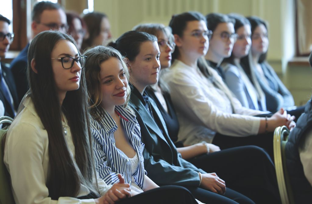 Szeged – 2026.03.24. Zirzen Janka ösztöndíjak átadása az SZTE Rektori dísztermében.
Képen: 
Fotó: Karnok Csaba (KC) – Délmagyarország (DM)