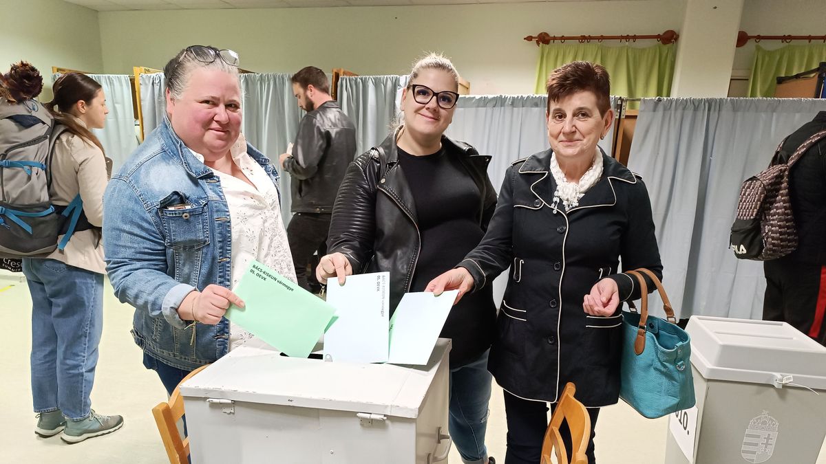 Három generáció ment együtt szavazni