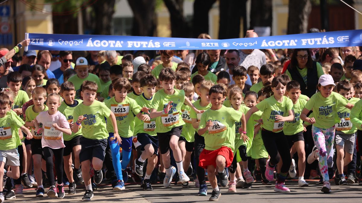 Közel nyolcezer futó, egy közös cél: Szeged megmozdult a gyerekekért – galériával, videóval