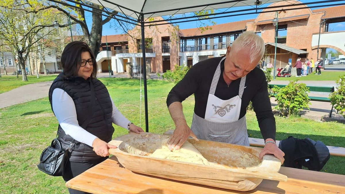 Gyúr, fon, kínál: a polgármester kalácsa mindenkit összehoz