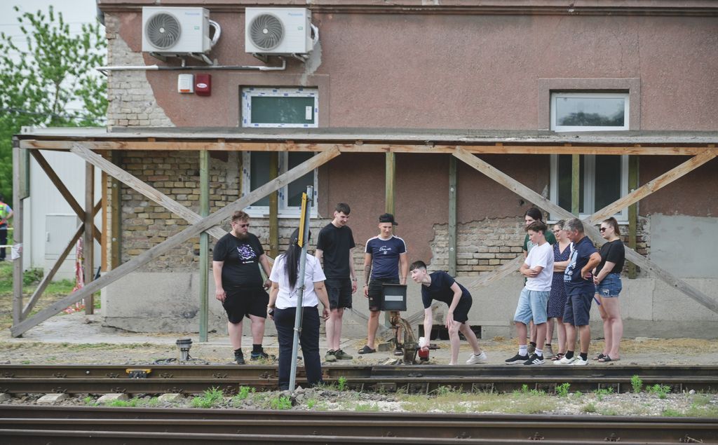 Szeged 2026.06.20. Múzeumok éjszakája. MÁV-csoport  vasúti remíz, Szeged-Rendező pályaudvar 
képen:
Fotó_ Török János TJ DM Délmagyar