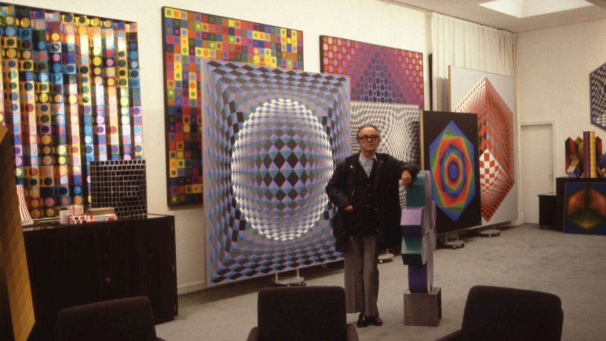 Victor Vasarely képei inspirálják a Zsolnay Fényfesztivál nemzetközi fényfestőversenyét