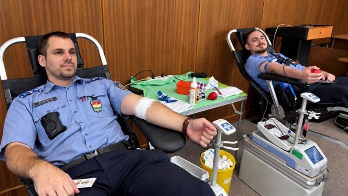 Rendőrségi véradást tartottak Csongrád-Csanádban